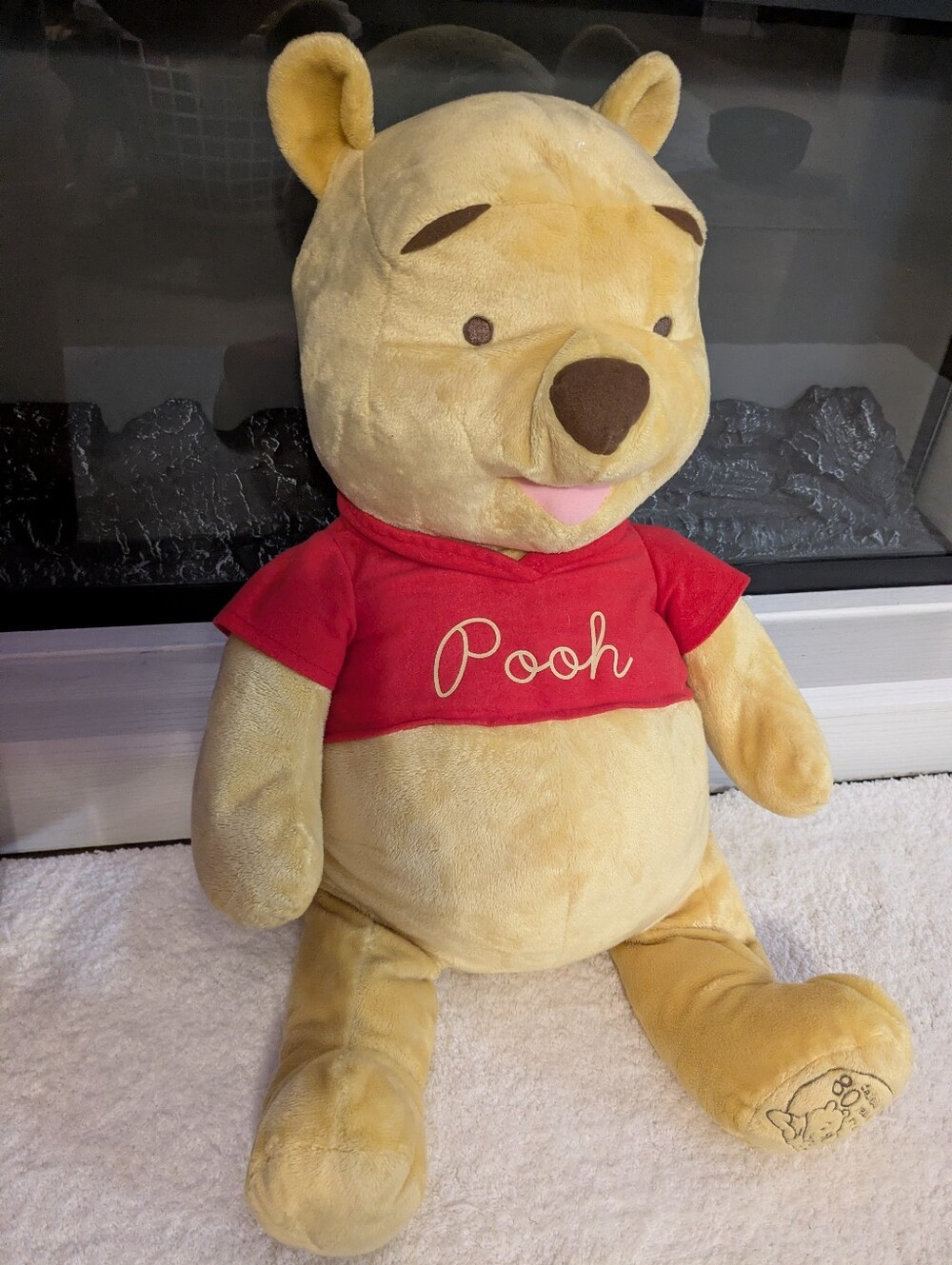 Disney Winnie the Pooh celebration Plush - Yellow with Red Shirt